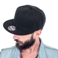 Бейсболка "SNAP BACK", 6 клиньев, пластик.застежка, белый, 100% п/э,100% х/б, 400 гр/м2