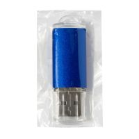 USB flash-карта "Assorti" (8Гб), синяя,  5,8х1,7х0,8 см, металл