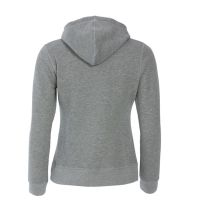 Толстовка женская Classic Hoody Full Zip, серый меланж_2XL, 85% хлопок, 15% вискоза, 300 грм2