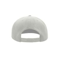 Бейсболка "SNAP BACK", 6 клиньев, пластик.застежка, белый, 100% п/э,100% х/б, 400 гр/м2