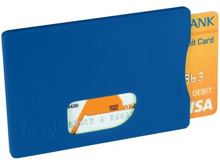 Защитный RFID чехол для кредитной карты, синий