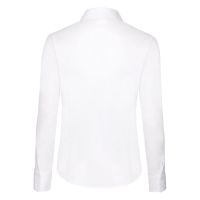 Рубашка "Lady-Fit Long Sleeve Oxford Shirt", белый_L, 70% х/б, 30% п/э, 130 г/м2