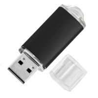 USB flash-карта "Assorti" (8Гб), черная, 5,8х1,7х0,8 см, металл