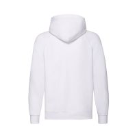 Толстовка без начеса "Lightweight Hooded Sweat",  белый, M, 80% х/б 20% полиэстер, 240 г/м2