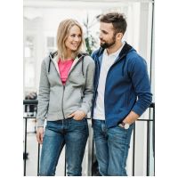 Толстовка  мужская Classic Hoody Full Zip, меланж _L, 85% хлопок, 15% вискоза, 300 грм2