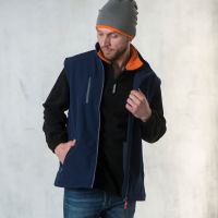 Жилет мужской "TARVISIO MAN", тёмно-синий, 3XL, 95% полиэстер, 5% эластан, 320 г/м2