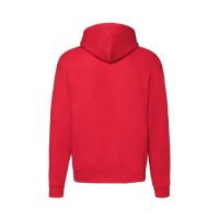 Толстовка мужская "PREMIUM HOODED SWEAT JACKET", красный_S, 70% х/б, 30% п/э, 280 г/м2