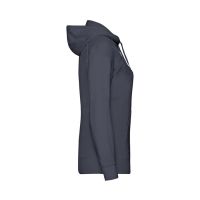 Толстовка без начеса "Ladies Lightweight Hooded Sweat", темно-синий, L, 80% х/б 20% полиэстер, 240 г