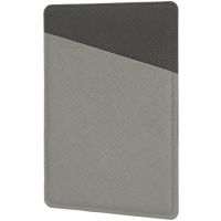 Картхолдер на 3 карты типа бейджа Favor, серый