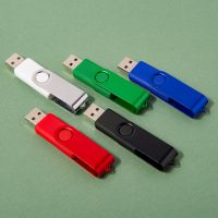 USB flash-карта DOT (32Гб), синий, 5,8х2х1,1см, пластик, металл