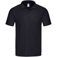 Поло мужское "Original Polo", черный_2XL, 100% х/б, 185г/м?