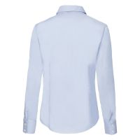 Рубашка "Lady-Fit Long Sleeve Oxford Shirt", светло-голубой_S, 70% х/б, 30% п/э, 135 г/м2