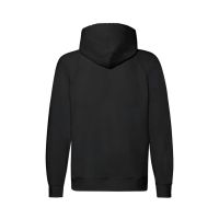 Толстовка без начеса "Lightweight Hooded Sweat",  черный, M, 80% х/б 20% полиэстер, 240 г/м2