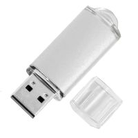 USB flash-карта ASSORTI (32Гб), серебристая, 5,8х1,7х0,8, металл