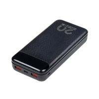 RIVACASE VA2580 (20 000mAh), QC/PD 20W внешний аккумулятор с дисплеем, черный /24