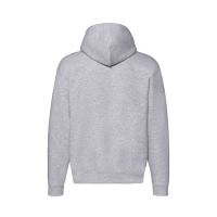 Толстовка мужская "PREMIUM HOODED SWEAT JACKET", серый меланж_XL, 70% х/б, 30% п/э, 260 г/м2