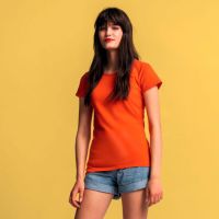 Футболка "Ladies Iconic", белый, XL, 100% хлопок, 145 г/м2