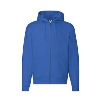 Толстовка "PREMIUM HOODED SWEAT JACKET", ярко-синий_M, 70% х/б, 30% п/э, 280 г/м2