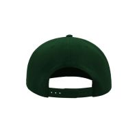 Бейсболка "SNAP BACK", 6 клиньев, пластик. застежка, зеленый,100% п/э,100% х/б, 400 гр/м2