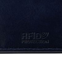 Картхолдер для 6 пластиковых карт с RFID-защитой Fabrizio, синий