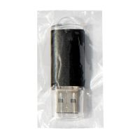 USB flash-карта "Assorti" (8Гб), черная, 5,8х1,7х0,8 см, металл