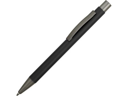 Ручка металлическая soft touch шариковая Tender, черный