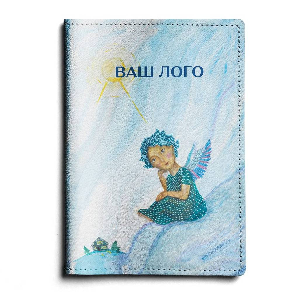 Обложка для паспорта &quot;Задумчивый ангел&quot;