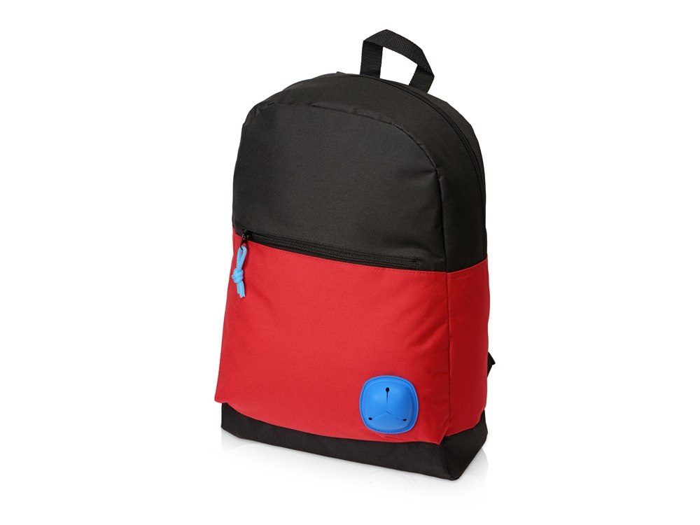 Рюкзак Chap с люверсом из полиэстера (600D), красный