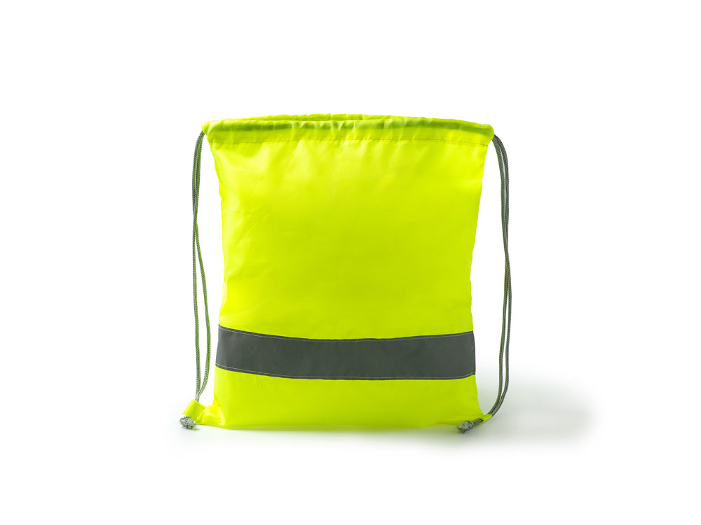 Рюкзак-мешок LABUR со светоотражающей полоской, желтый