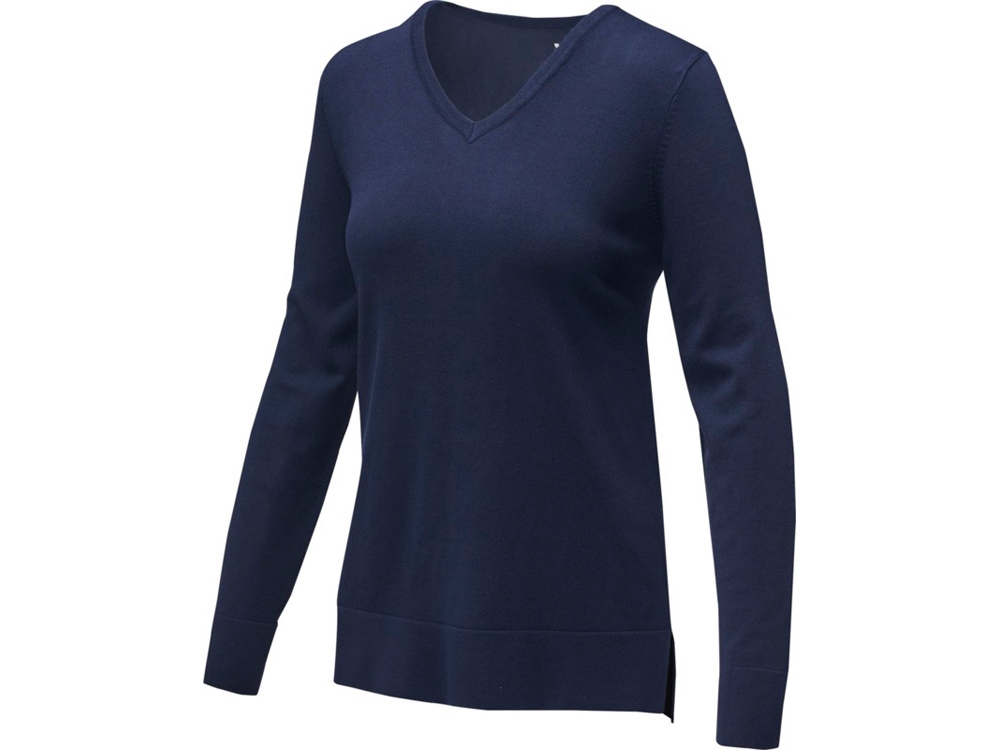 Женский пуловер с V-образным вырезом Stanton, синий