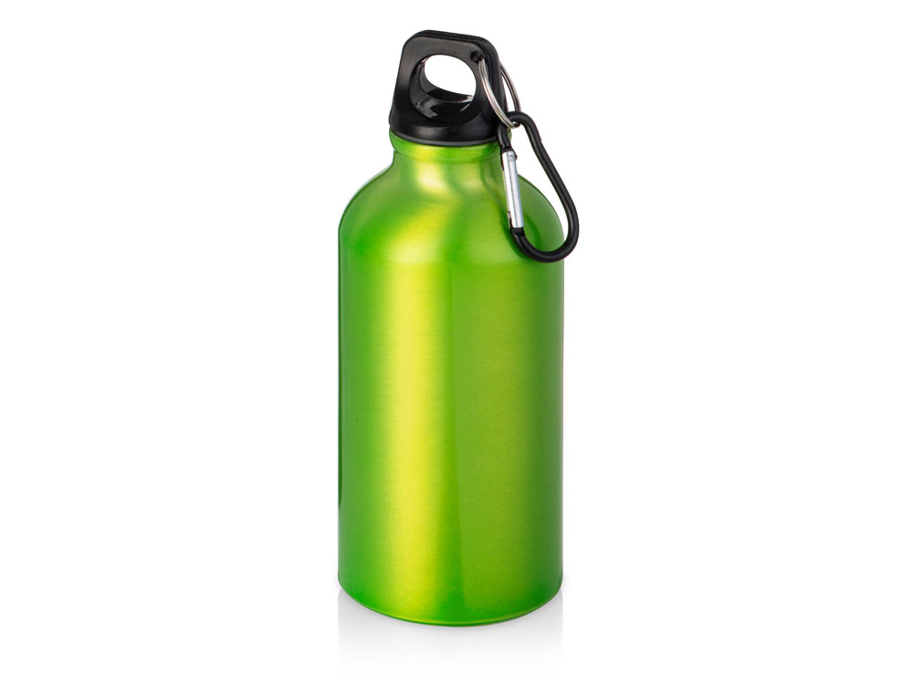 Бутылка Hip S с карабином 400мл, зеленый