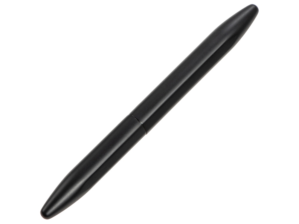 Металлическая ручка-роллер Bullet с серебристым зеркальным слоем, черный