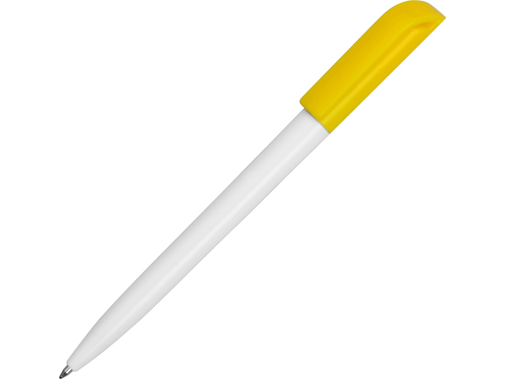 Ручка пластиковая шариковая Миллениум Color CLP, желтый