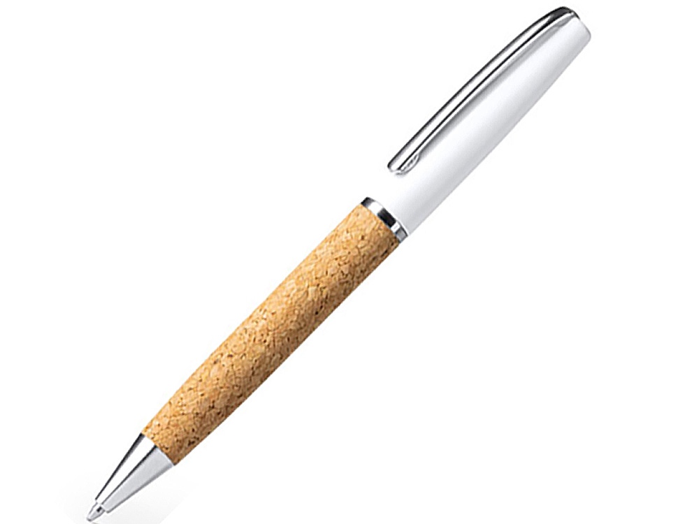 Ручка шариковая ALTON из натуральной пробки и металла, натуральный