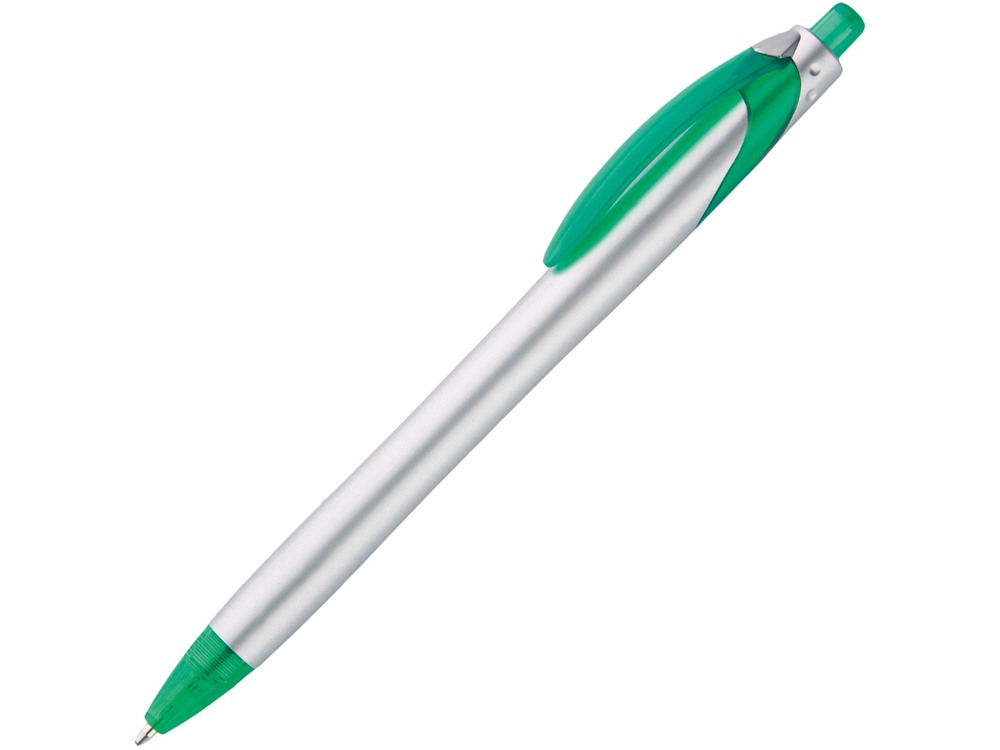 Ручка шариковая Каприз Сильвер, зеленый