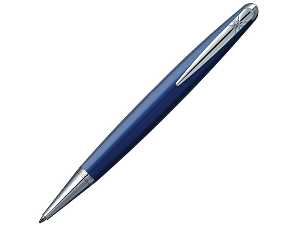 Ручка шариковая Pierre Cardin MAJESTIC с поворотным механизмом, синий/серебристый