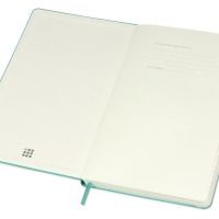 Записная книжка Moleskine Classic (в линейку) в твердой обложке, Large (13х21см), морская волна