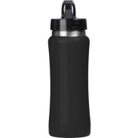 Бутылка для воды Bottle C1, сталь, soft touch, 600 мл, черный