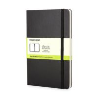 Записная книжка Moleskine Classic (нелинованный) в твердой обложке, Pocket (9x14см), черный