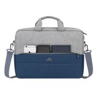 RIVACASE 7532 grey/dark blue сумка для ноутбука 15.6''