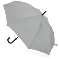 Зонт-трость Bergen, полуавтомат, серый