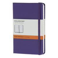 Записная книжка Moleskine Classic (в линейку) в твердой обложке, Pocket (9x14см), фиолетовый