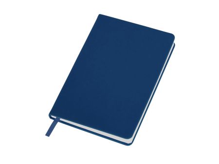 Бизнес-блокнот C2 софт-тач, твердая обложка, 128 листов, синий