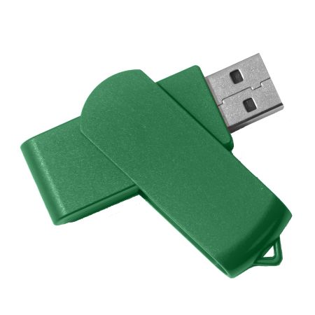 USB flash-карта SWING (8Гб), зеленый, 6,0х1,8х1,1 см, пластик