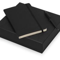 Подарочный набор Moleskine Indiana с блокнотом А5 Soft и ручкой, черный