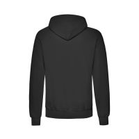 Толстовка мужская с начесом "Сlassic Hooded Sweat", черный_S, 80% х/б, 20% п/э, 280 г/м2