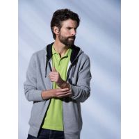 Толстовка  мужская Classic Hoody Full Zip, меланж _L, 85% хлопок, 15% вискоза, 300 грм2