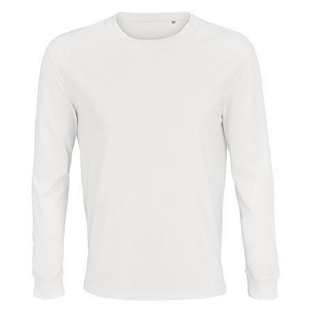 Футболка мужская PIONEER Long Sleeve,белый, M, 100% хлопок,175 г/м2