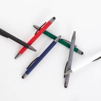 Ручка шариковая Atento Soft Touch Stylus со стилусом, черная