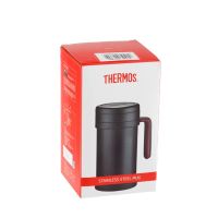 Термос из нерж. стали с ситом тм THERMOS TCMF-501, черный